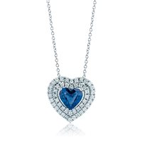 Collana Mirco Visconti Donna in Oro bianco Zaffiro 0.39 Ct ABA1022/5Z - ABA1022/5Z
